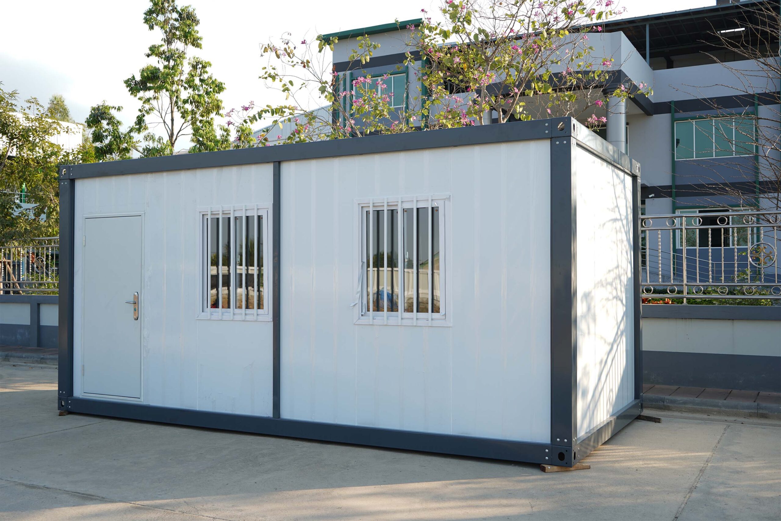 TheContainerTH prefabricated container unit installed on site