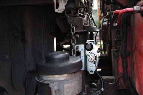 Electric throttle for PTO trucks