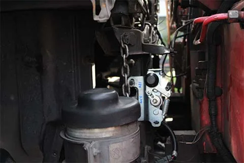 Electric throttle for PTO trucks